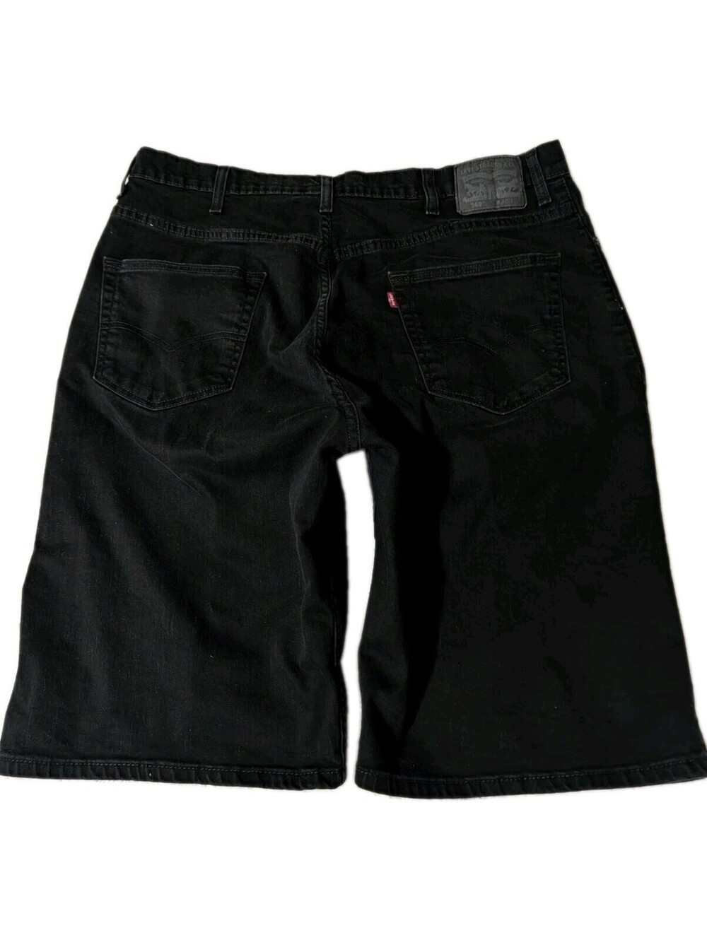 LEVI'S  569 Jorts Loose Fit 5 Pocket Denim Black, Waist 40 Length 12
